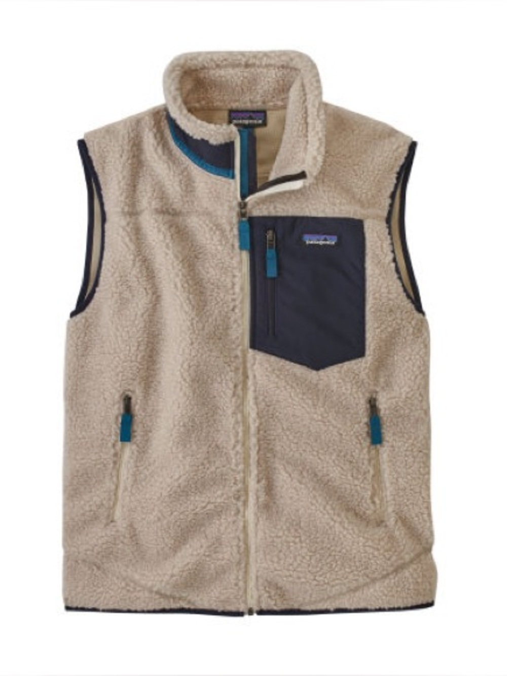 Patagonia Classic Retro-X Tan Fleece Vest
